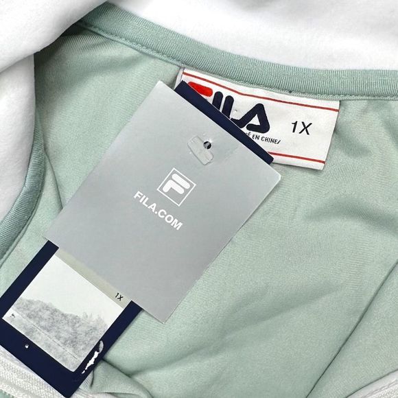 FILA Valery Velour Track Jacket - Size 1X - Picture 6 of 6